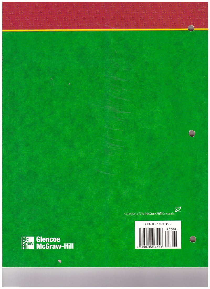 Bon Voyage! Level 2, Writing Activities Workbook (Glencoe French),New