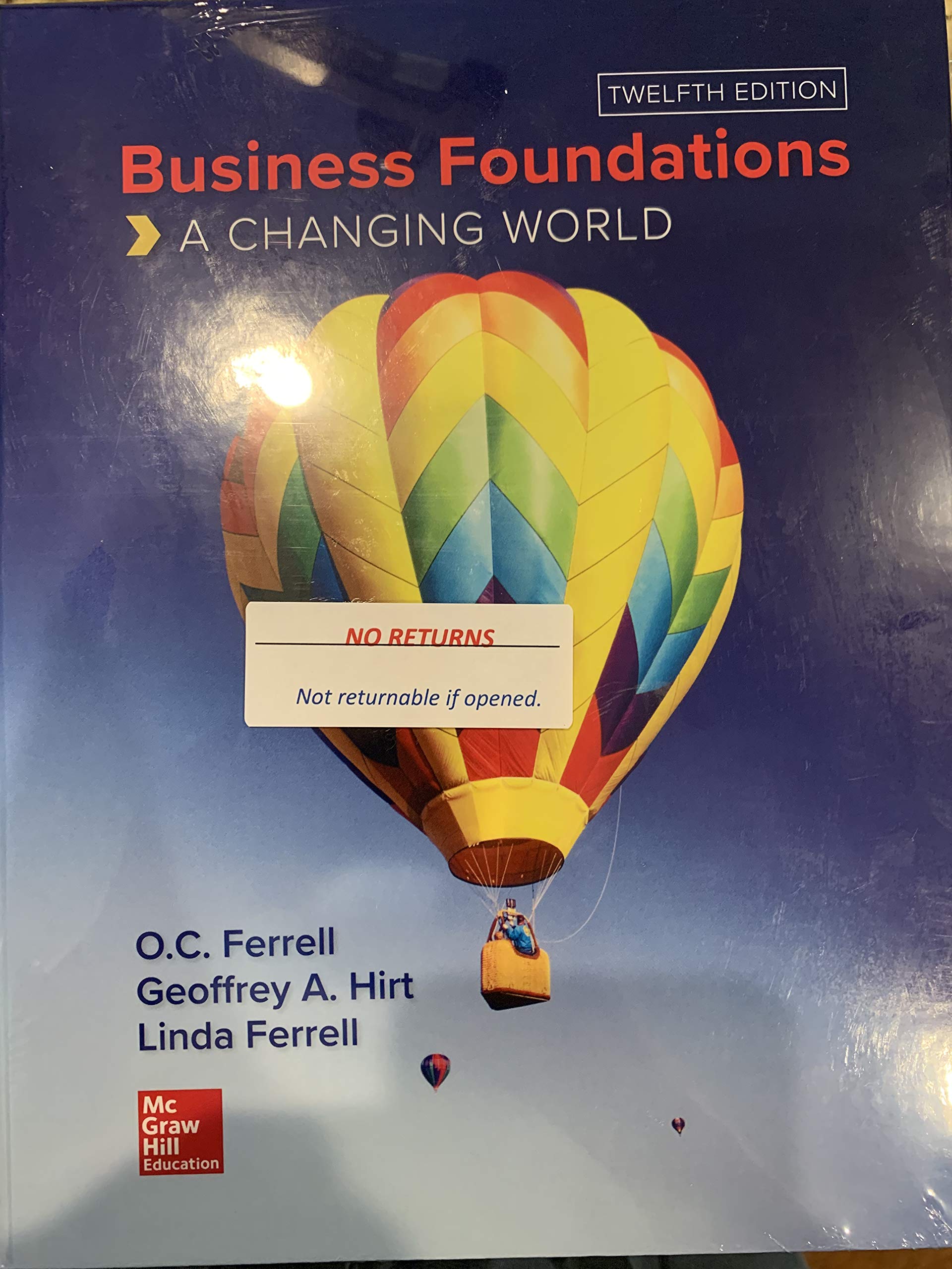 Business Foundations: A Changing World,Used