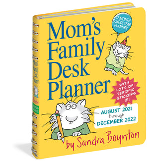 Mom's Family Desk Planner 2022,Used