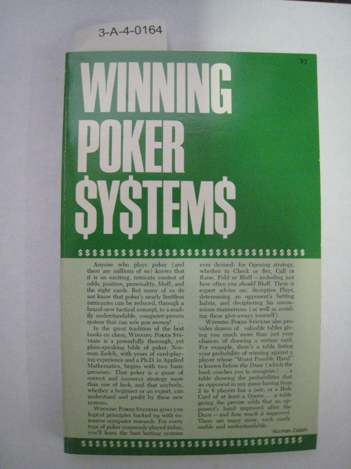 Winning Poker Systems,Used