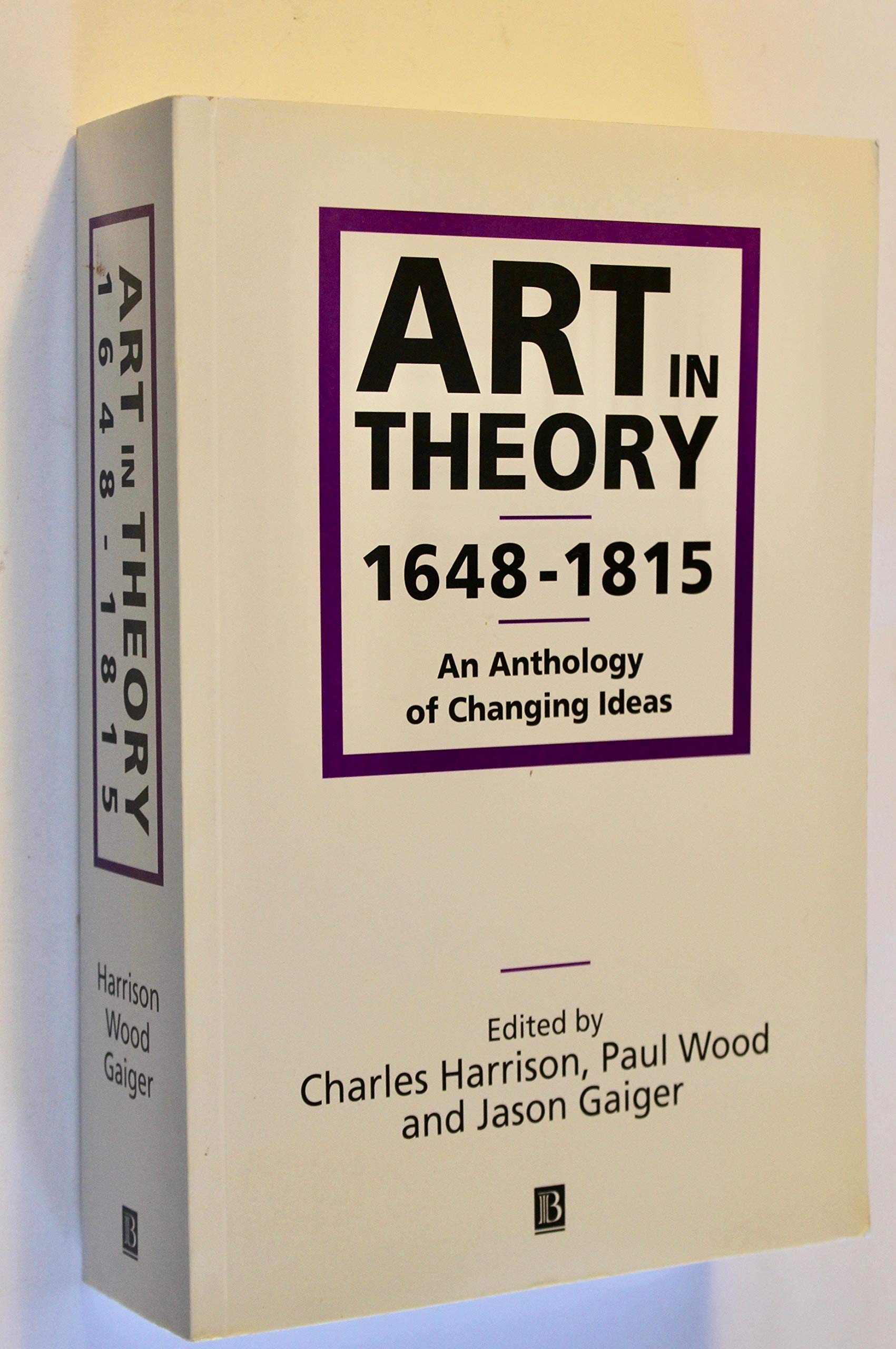 Art in Theory 16481815: An Anthology of Changing Ideas,Used