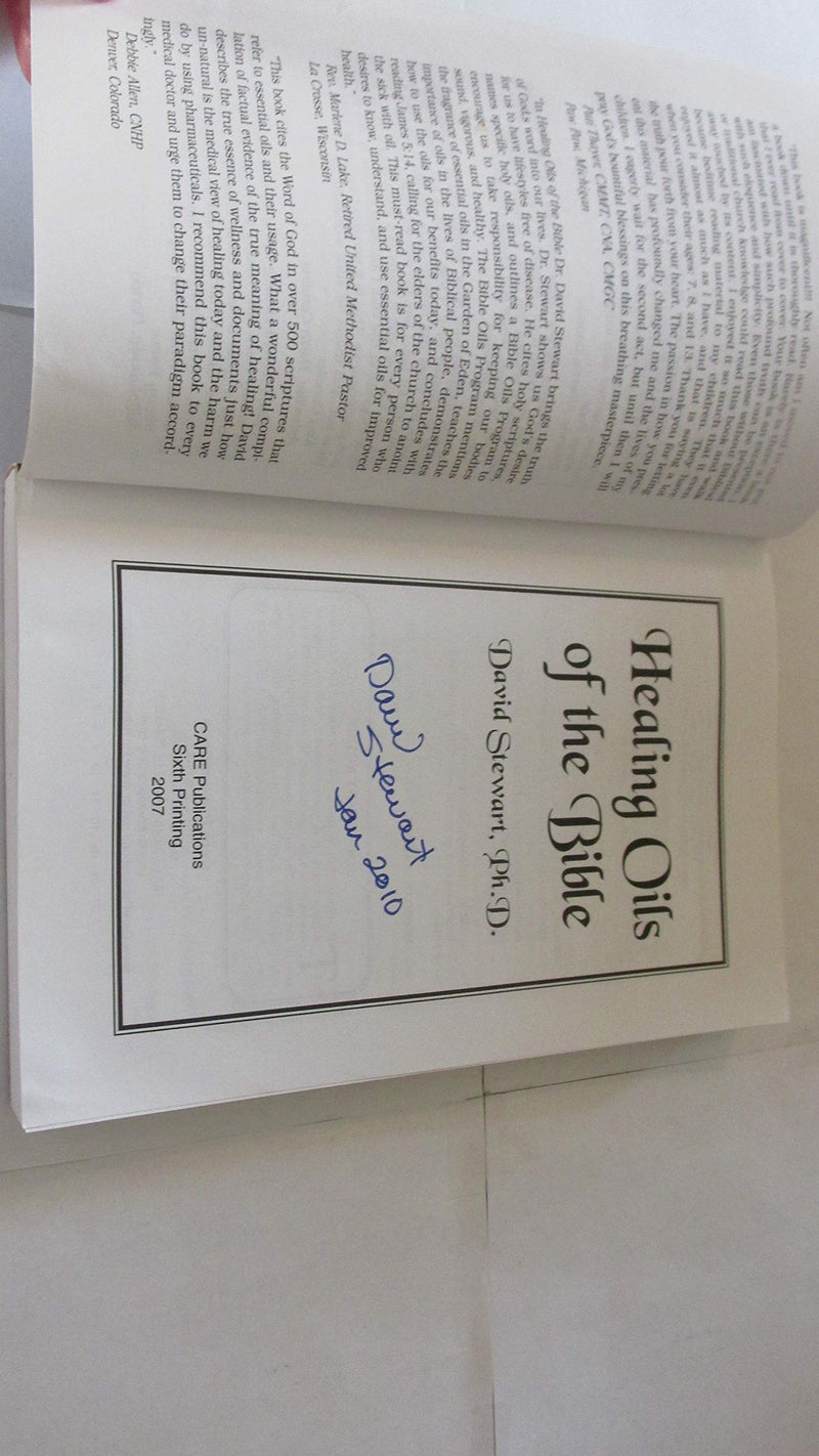 Healing Oils of the Bible,New