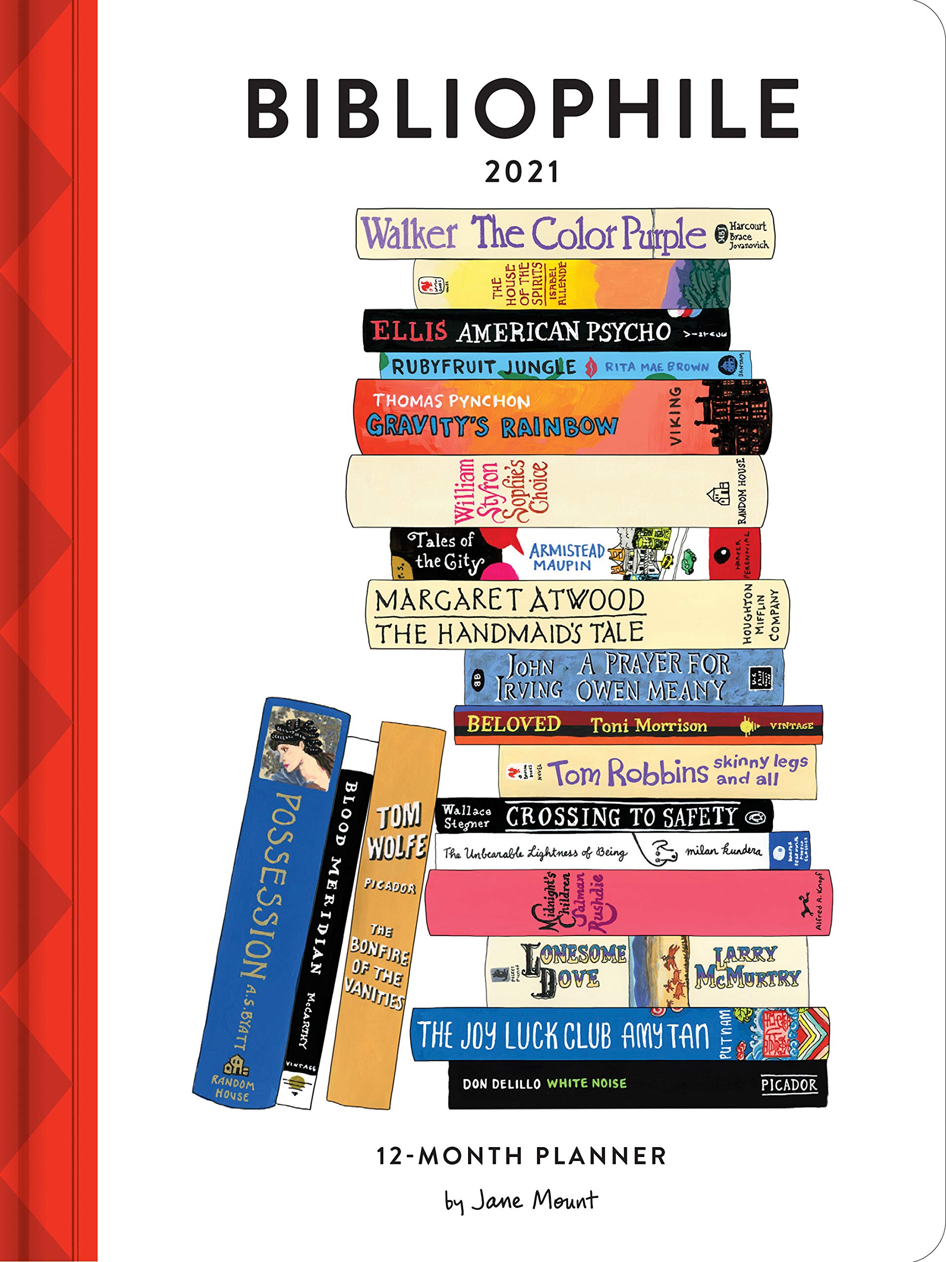 Bibliophile 2021 12Month Planner: (Weekly Agenda Of Miscellany For Book Lovers, Yearly Calendar For Writers)