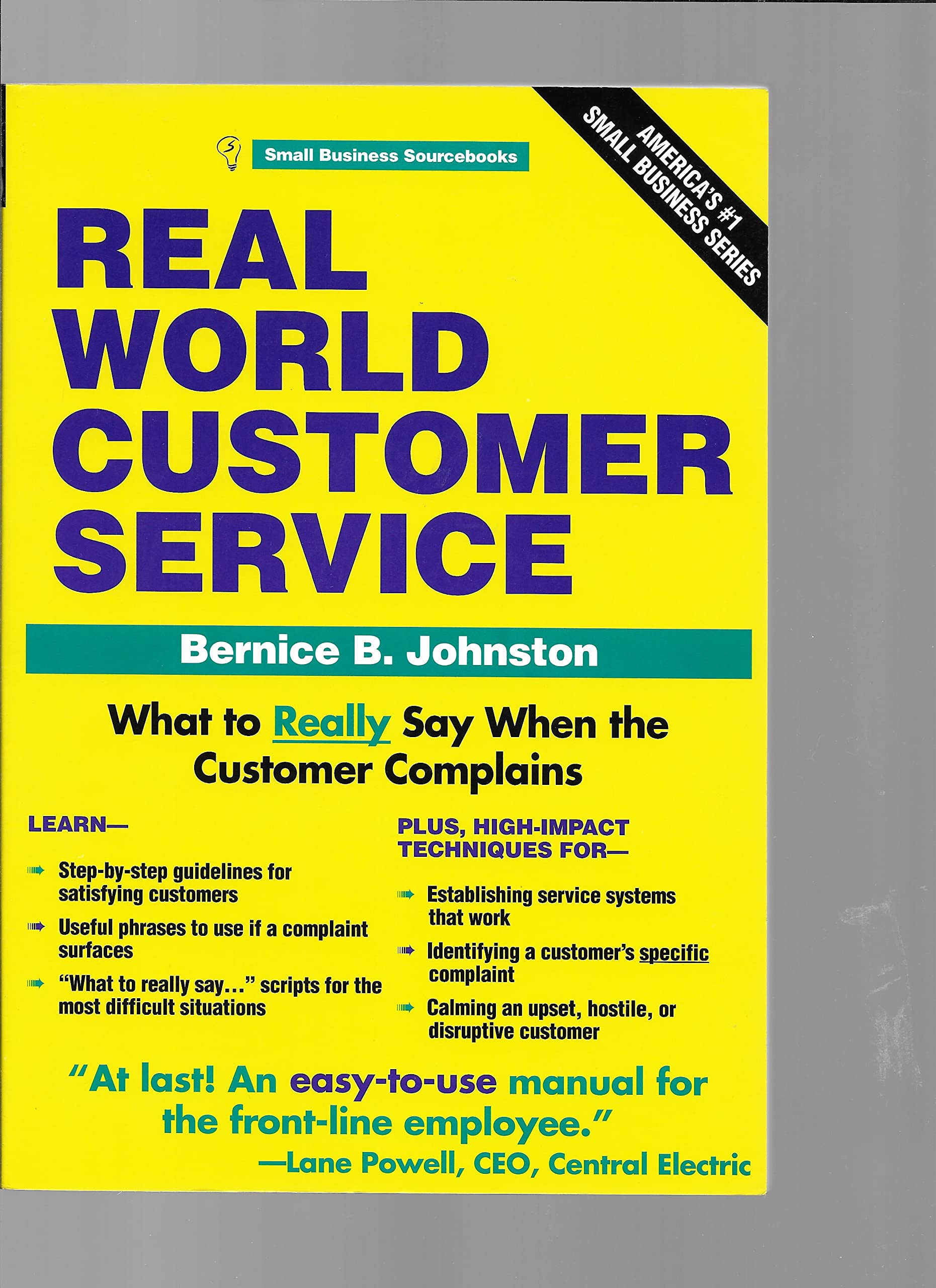 Real World Customer Service (Small Business Sourcebooks),Used