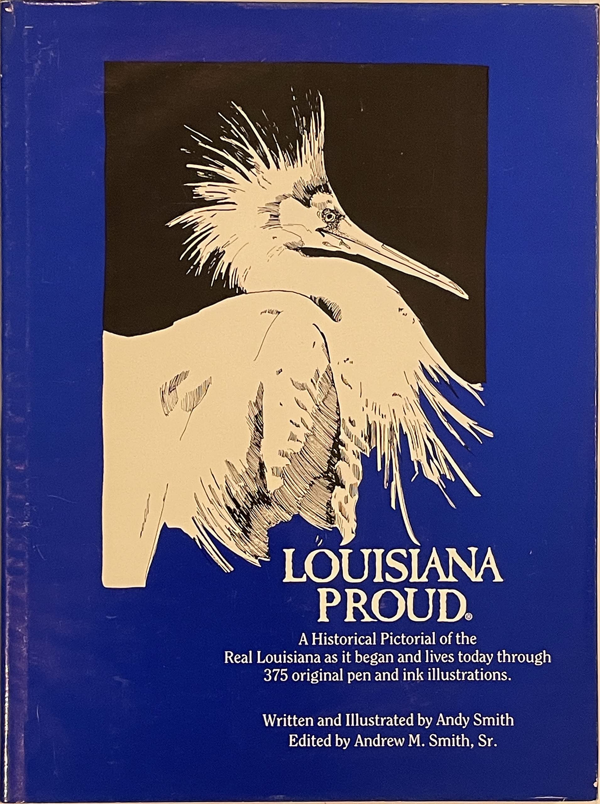Louisiana Proud: A Historical Pictorial of the Real Louisiana as it Began and Lives Today Through 375 Original Pen & Ink Illustr,Used