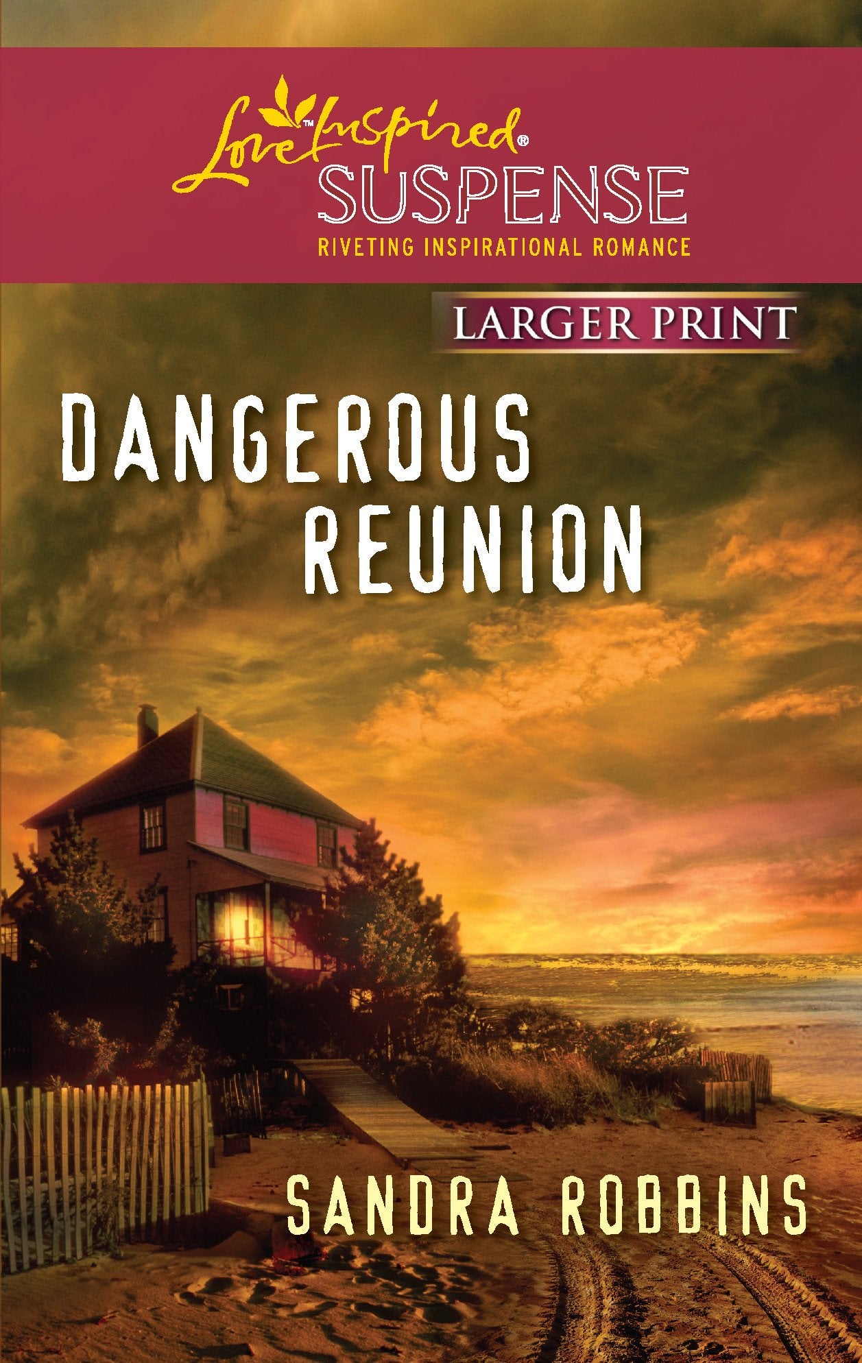 Dangerous Reunion (Larger Print Love Inspired Suspense),Used