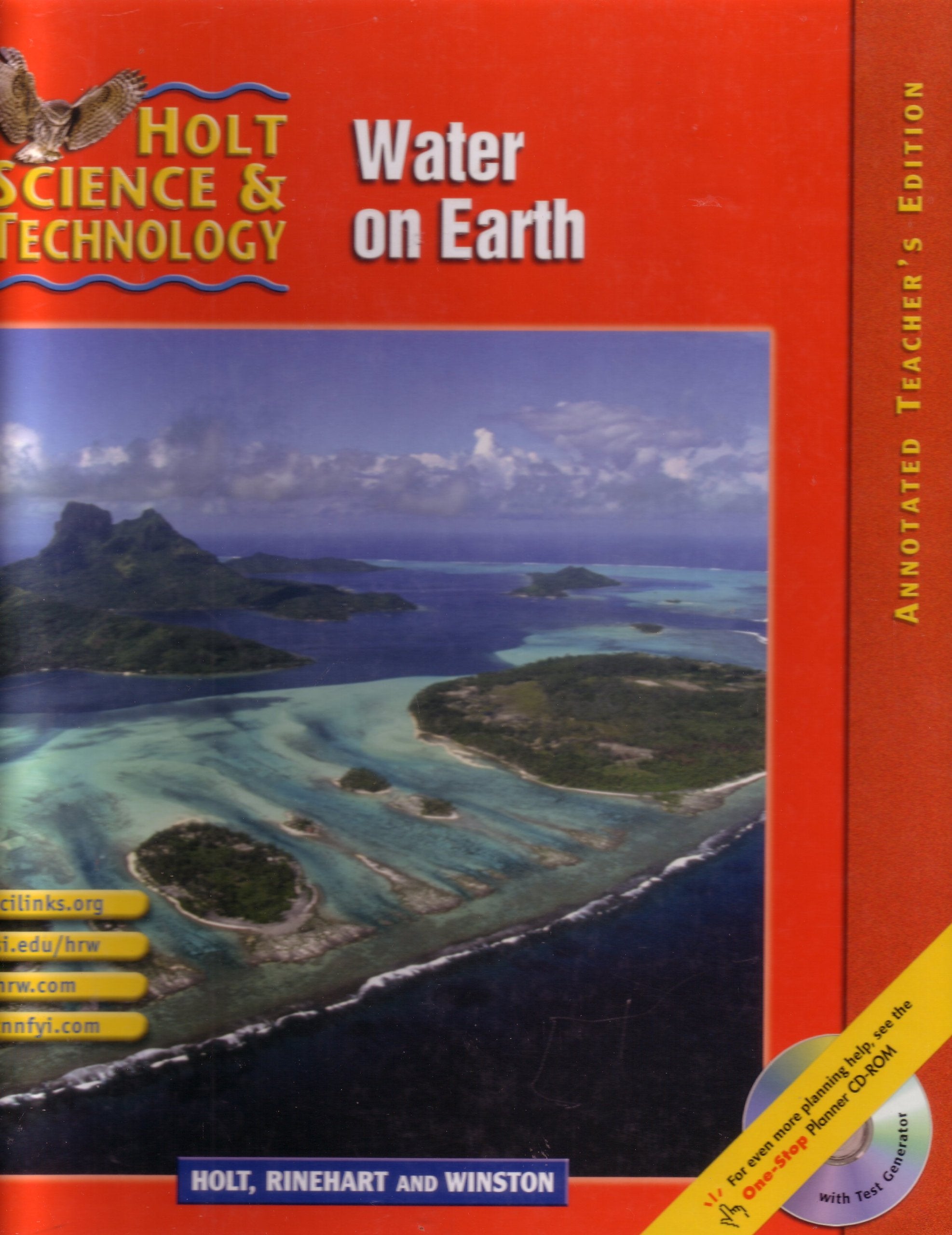 Holt Science and Technology: Water on Earth, Vol. H, Annotated Teacher's Edition,Used
