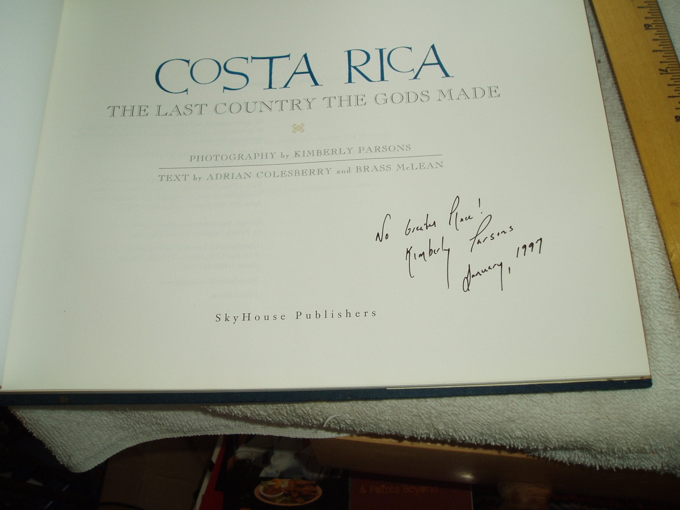 Costa Rica: The Last Country The Gods Made,Used