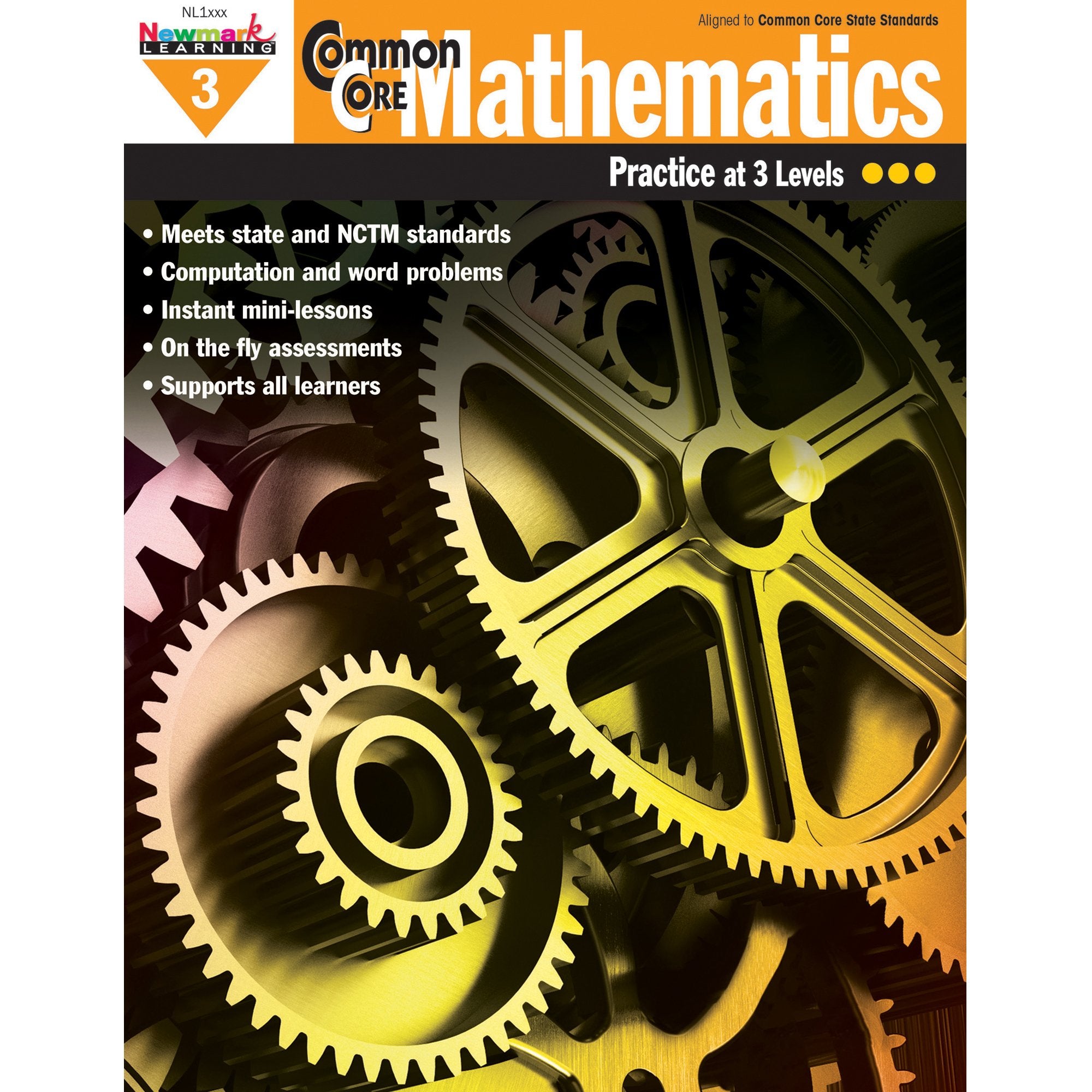 Newmark Learning Grade 3 Common Core Mathematics Aid,Used