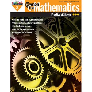 Newmark Learning Grade 3 Common Core Mathematics Aid,Used