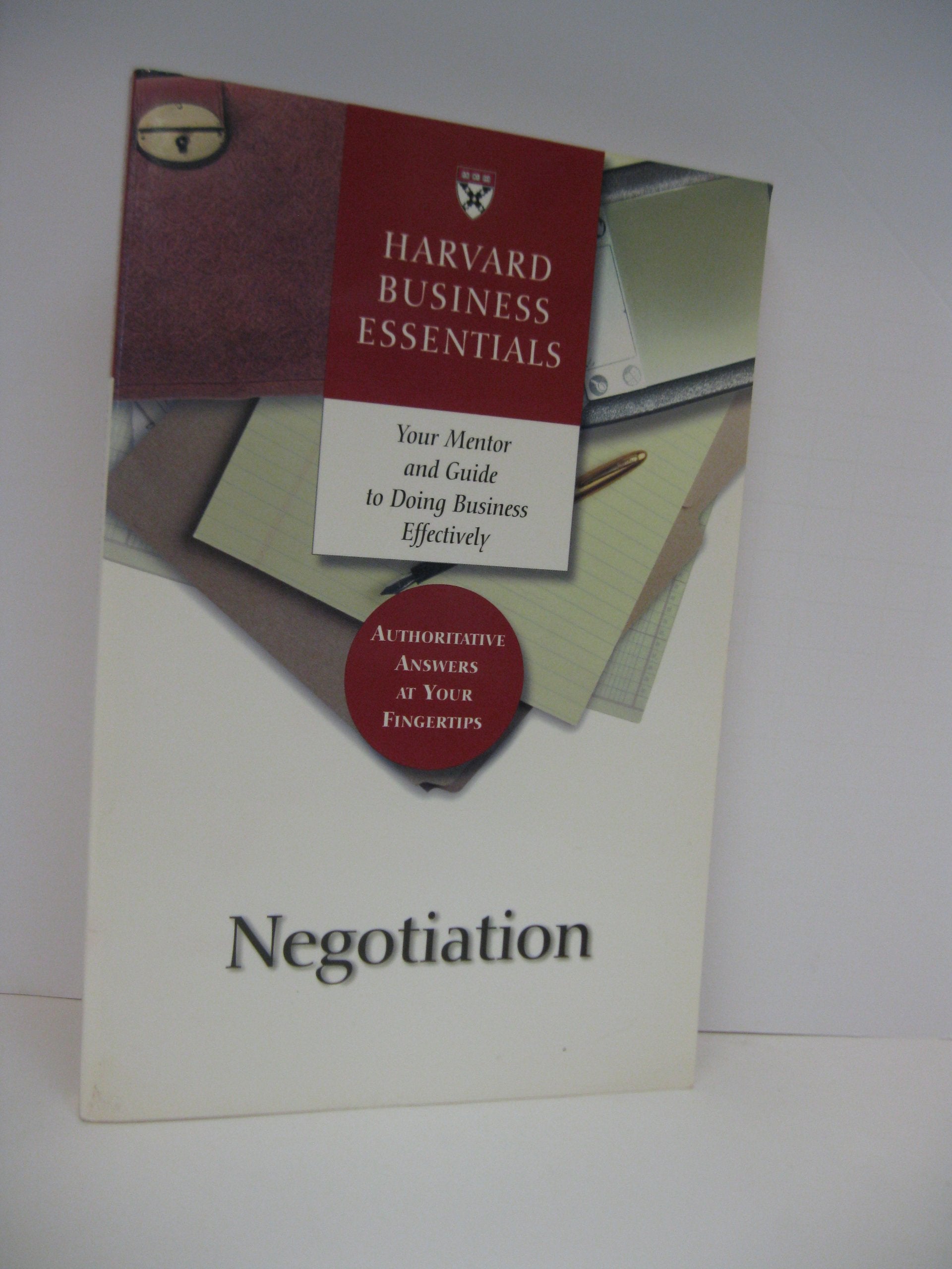 Negotiation (Harvard Business Essentials Series),Used