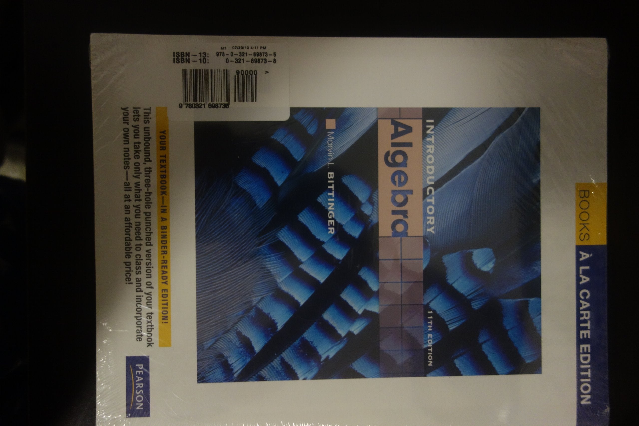 Introductory Algebra (The Bittinger Worktext Series),Used