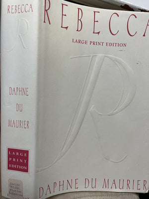 Rebecca (Large Print),Used