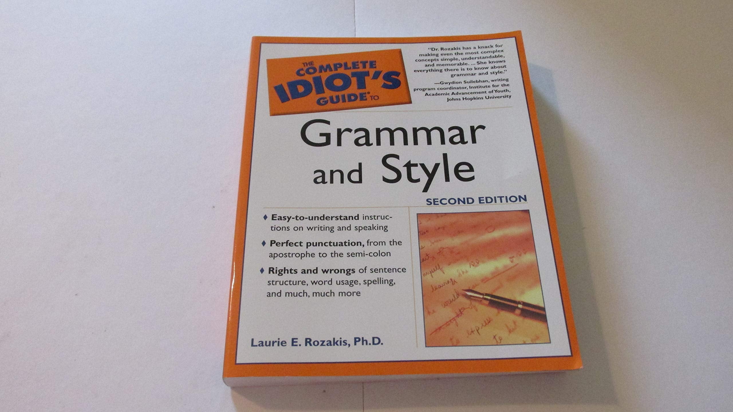 The Complete Idiot'S Guide To Grammar And Style, 2Nd Edition
