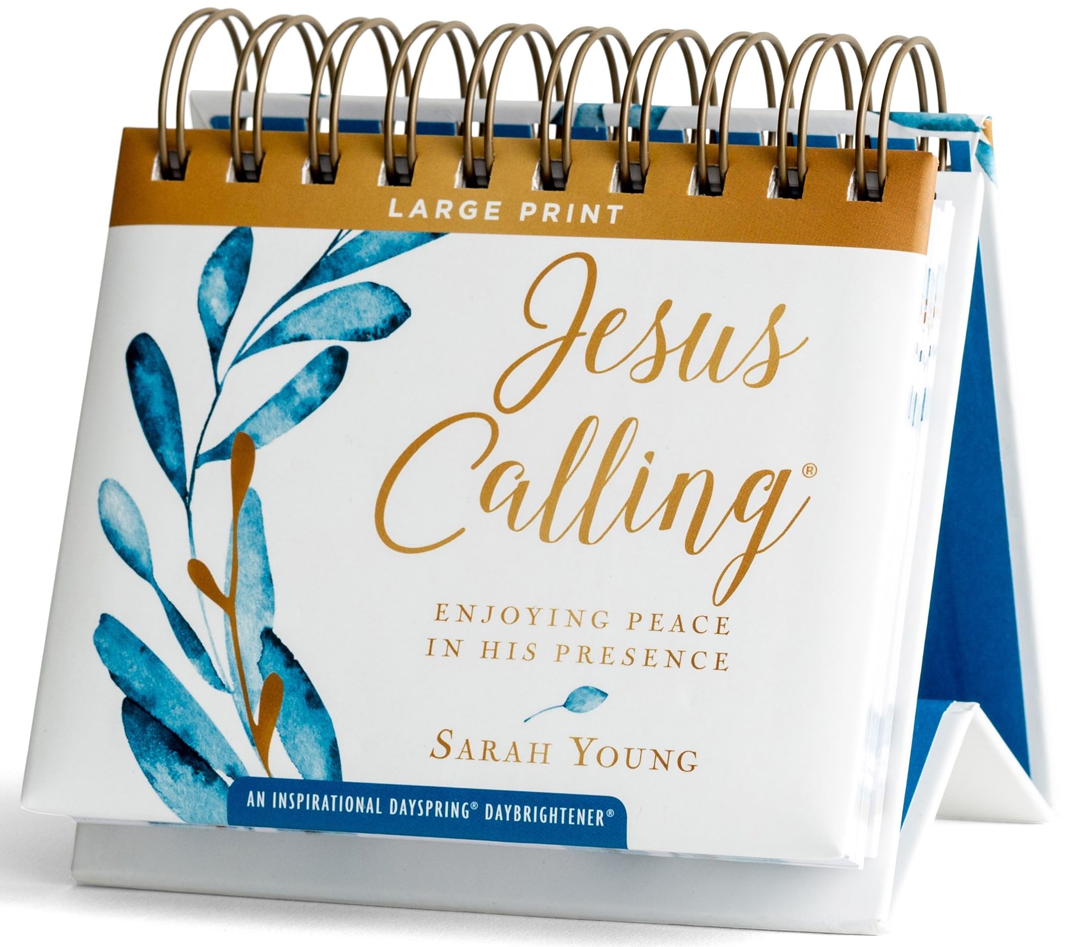 Jesus Calling: Enjoying Peace in His Presence Large Print (An Inspirational DaySpring DayBrightener)  Perpetual Calendar,Used