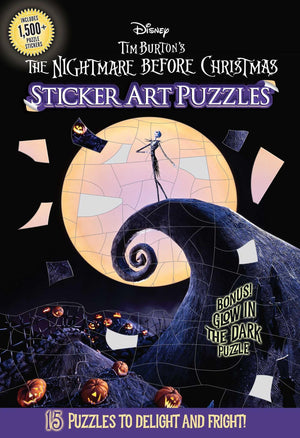 Disney Tim Burton'S The Nightmare Before Christmas Sticker Art Puzzles