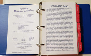 America Discovers Columbus (A Collection of Recipes for Easy Entertaining),Used