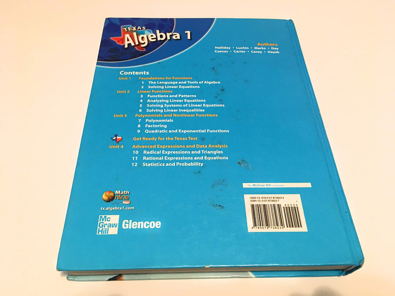 Texas Algebra 1,Used