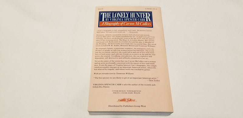 The Lonely Hunter: A Biography of Carson McCullers,Used