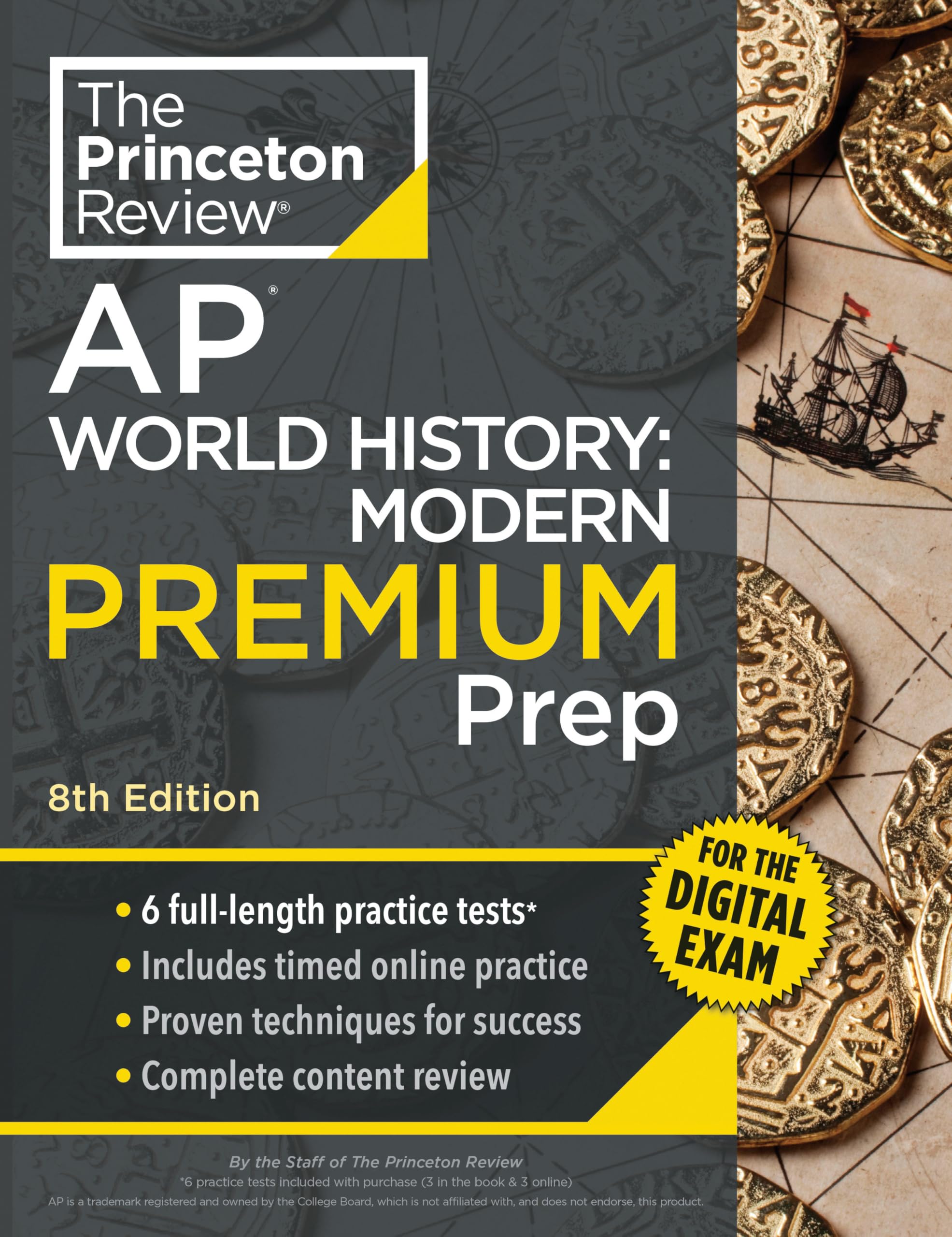 Princeton Review Ap World History: Modern Premium Prep, 8Th Edition: 6 Practice Tests + Digital Practice Online + Content Review
