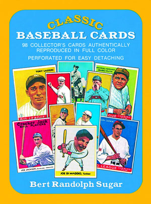Classic Baseball Cards: 98 Collector's Cards Authentically Reproduced in Full Color,Used