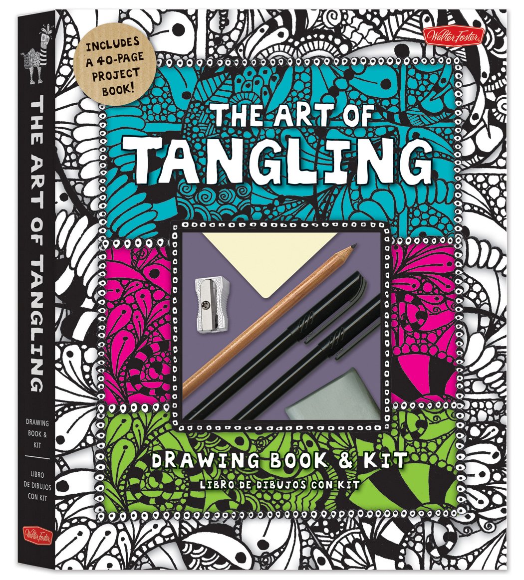 The Art Of Tangling Drawing Book & Kit: Inspiring Drawings, Designs & Ideas For The Meditative Artist