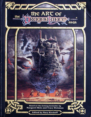 The Art of the Dragonlance Saga: Based on the Fantasy Bestseller by Margaret Weis and Tracy Hickman,Used