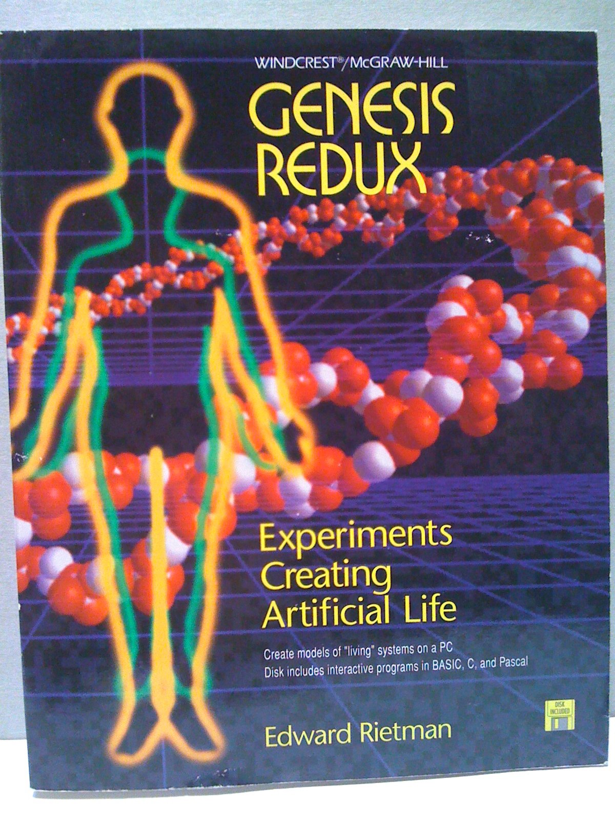 Genesis Redux: Experiments Creating Artificial Life/Book and Disk,Used