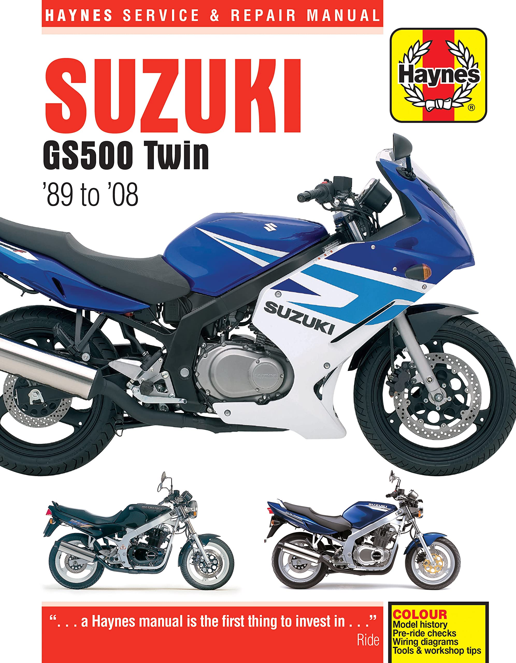 Suzuki Gs500 Twin 19892008 (Haynes Service & Repair Manual),New
