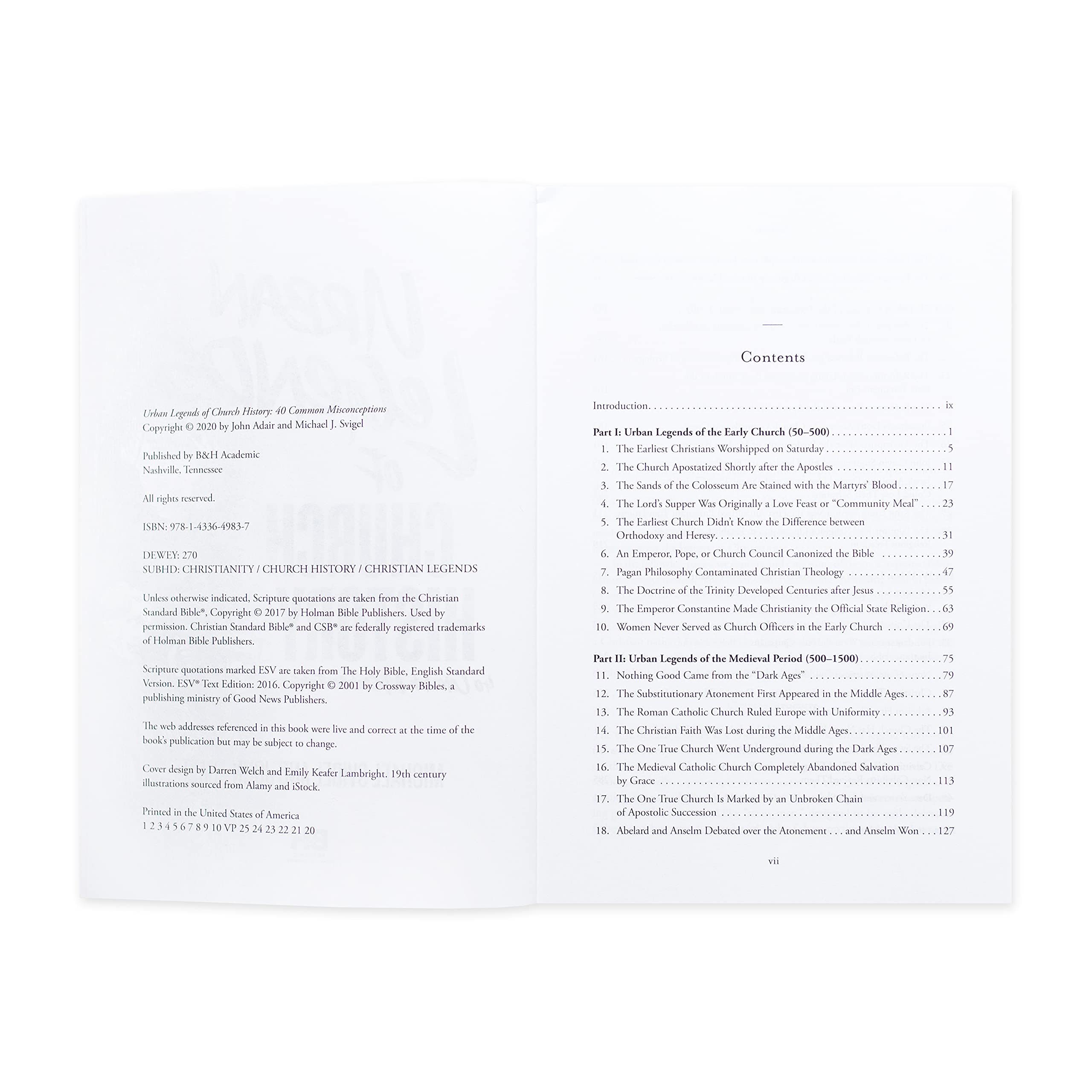 Urban Legends of Church History: 40 Common Misconceptions,Used