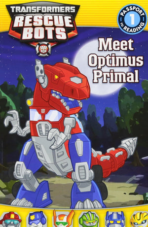 Transformers: Rescue Bots: Meet Optimus Primal (Passport To Reading)-used