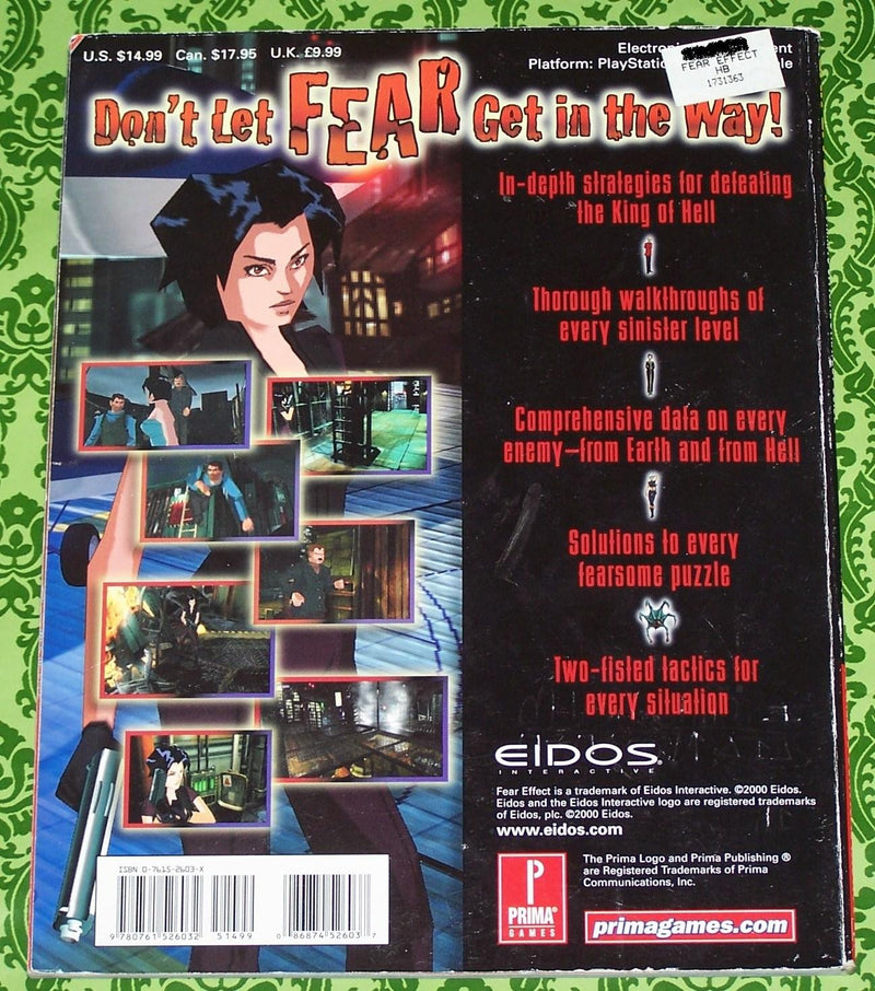 Fear Effect (Prima's Official Strategy Guide),Used