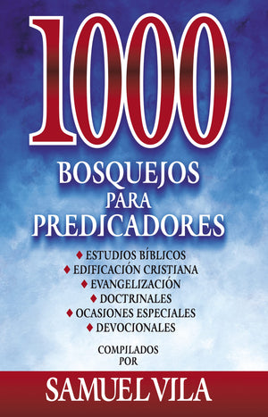 1000 bosquejos para predicadores (Spanish Edition),Used
