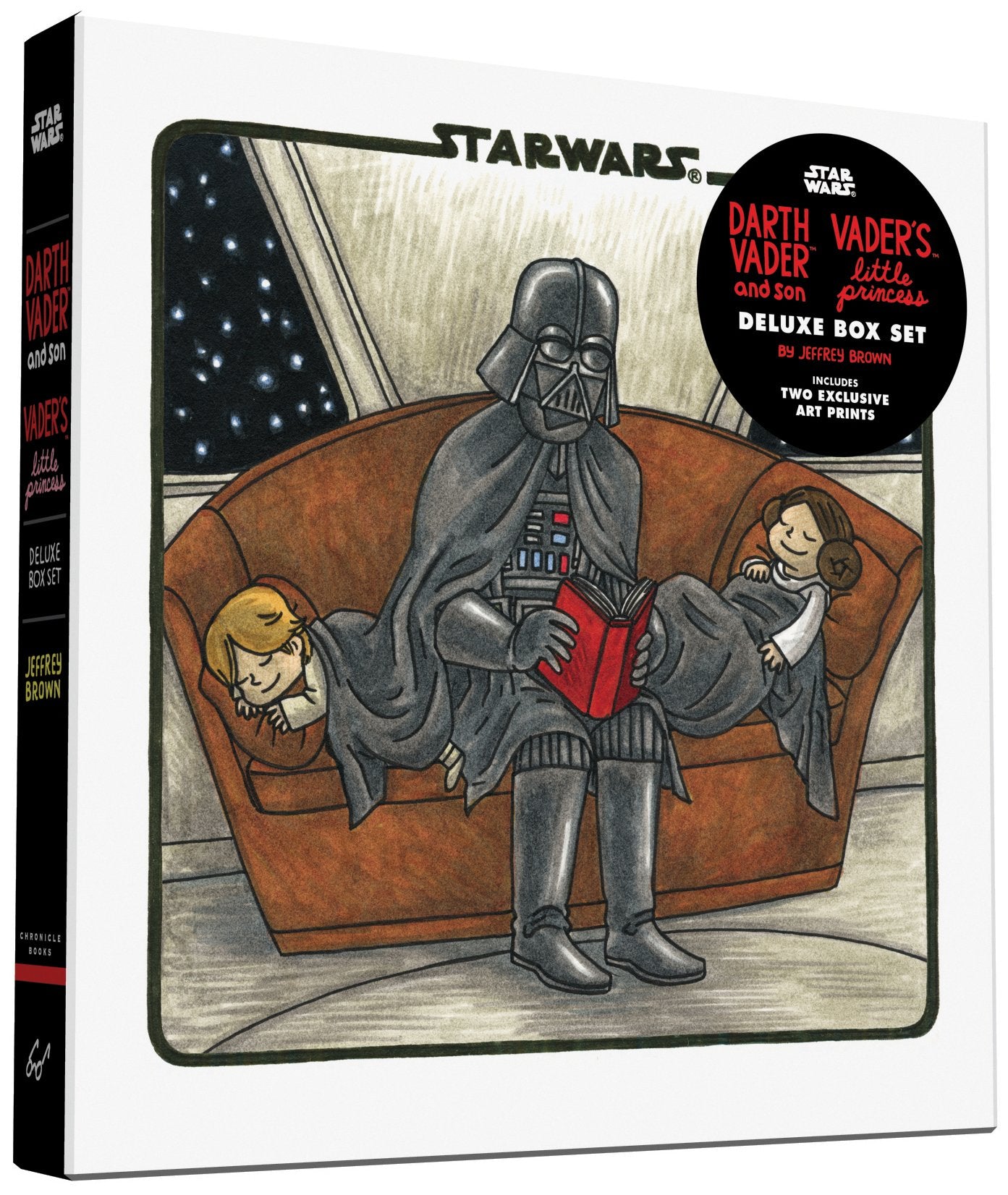 Darth Vader & Son / Vader'S Little Princess Deluxe Box Set (Includes Two Art Prints) (Star Wars): (Star Wars Kids Books, Star Wa