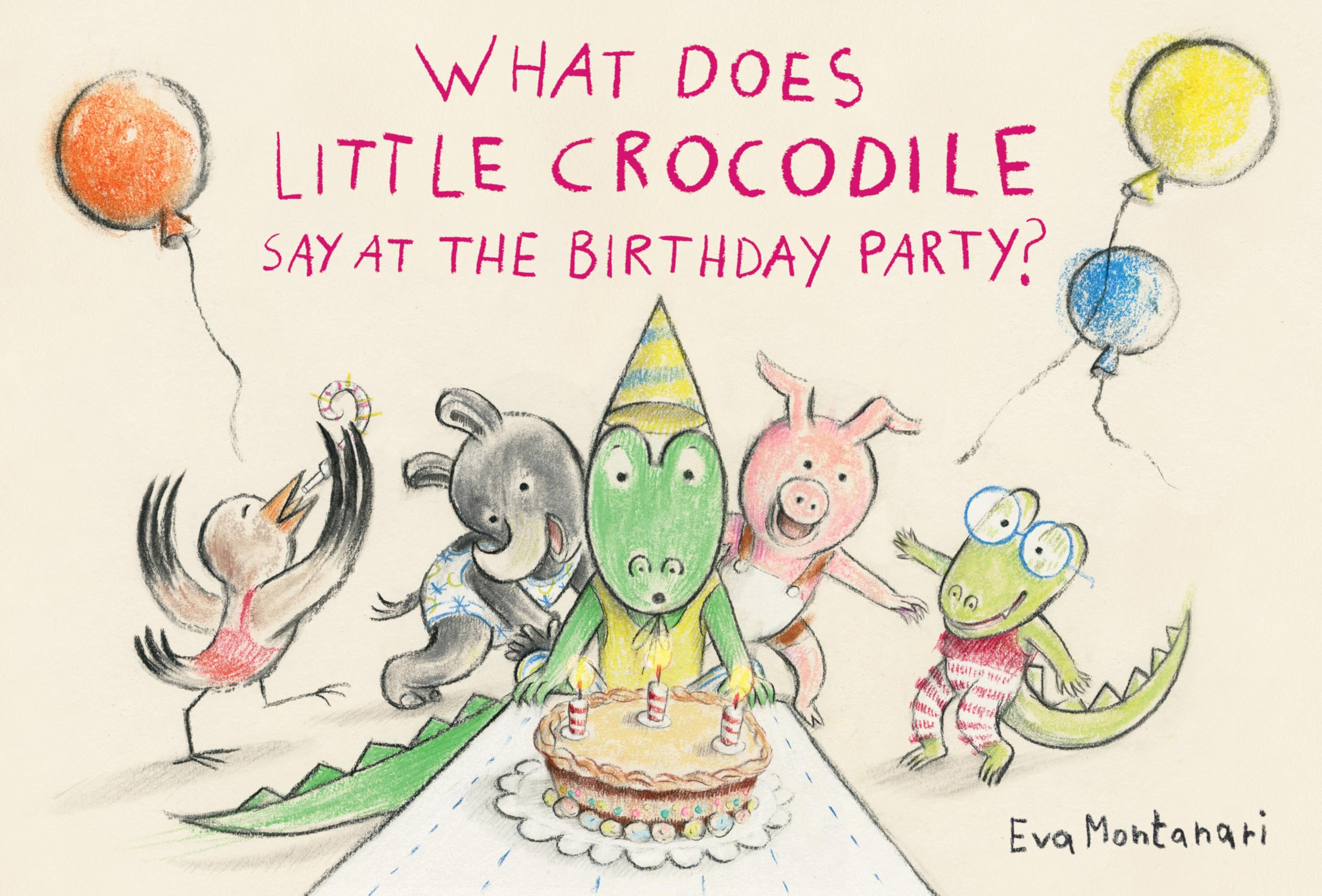 What Does Little Crocodile Say At The Birthday Party?,Used