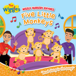 Wiggly Nursery Rhymes: Five Little Monkeys (The Wiggles),New
