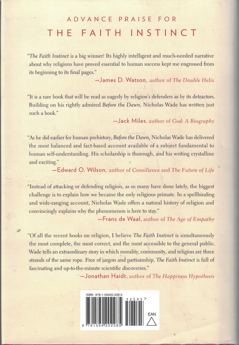 The Faith Instinct: How Religion Evolved and Why It Endures,Used