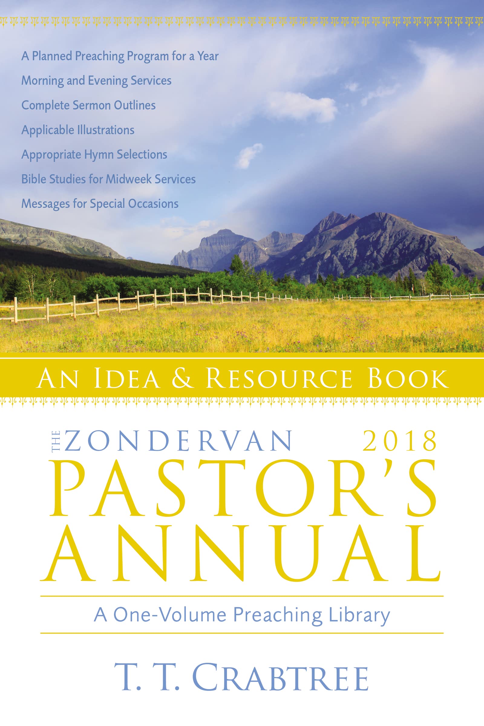 The Zondervan 2018 Pastor's Annual: An Idea and Resource Book,Used
