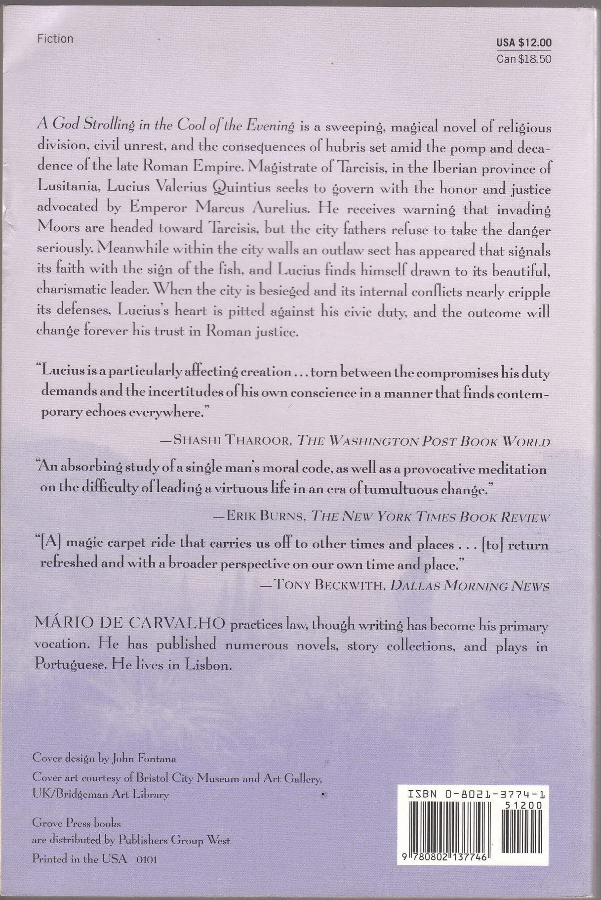 A God Strolling In The Cool Of The Evening: A Novel,New