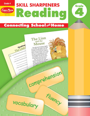 Skill Sharpeners: Reading, Grade 4 Workbook,New
