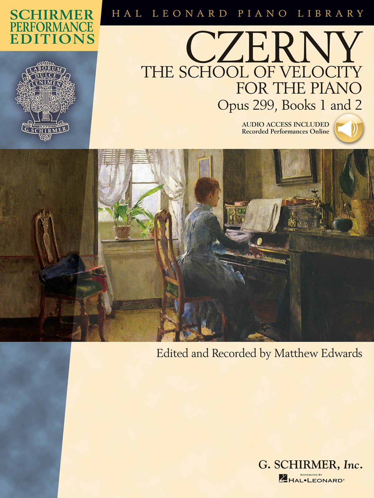 Carl Czerny  The School Of Velocity For The Piano, Opus 299  Books 1 & 2 (Book/Online Audio) (Schirmer Performance Editions),Used