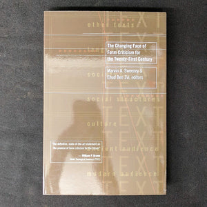 The Changing Face of Form Criticism for the Twenty-First Century-Used Condition