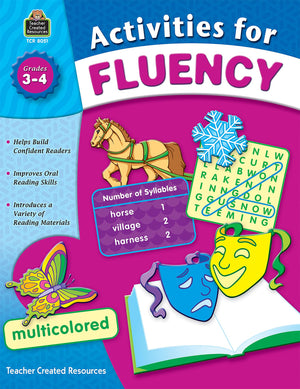 Activities for Fluency, Grade 34,Used