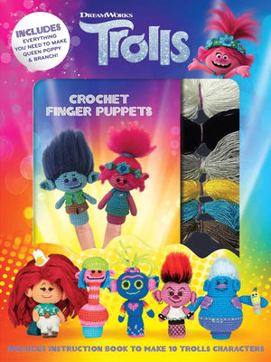 DreamWorks Trolls: Crochet Finger Puppets,Used
