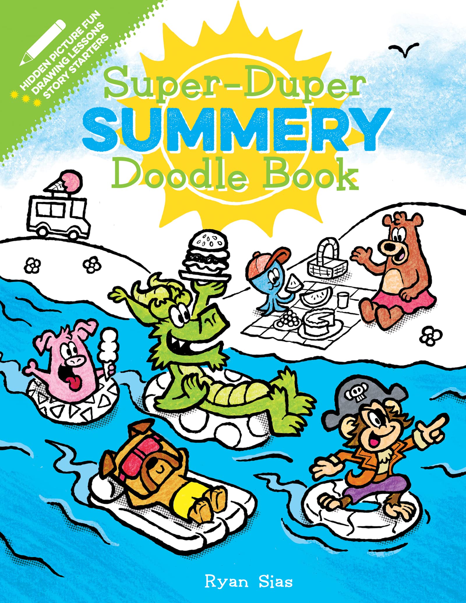SuperDuper Summery Doodle Book (SuperDuper Doodle Books),Used