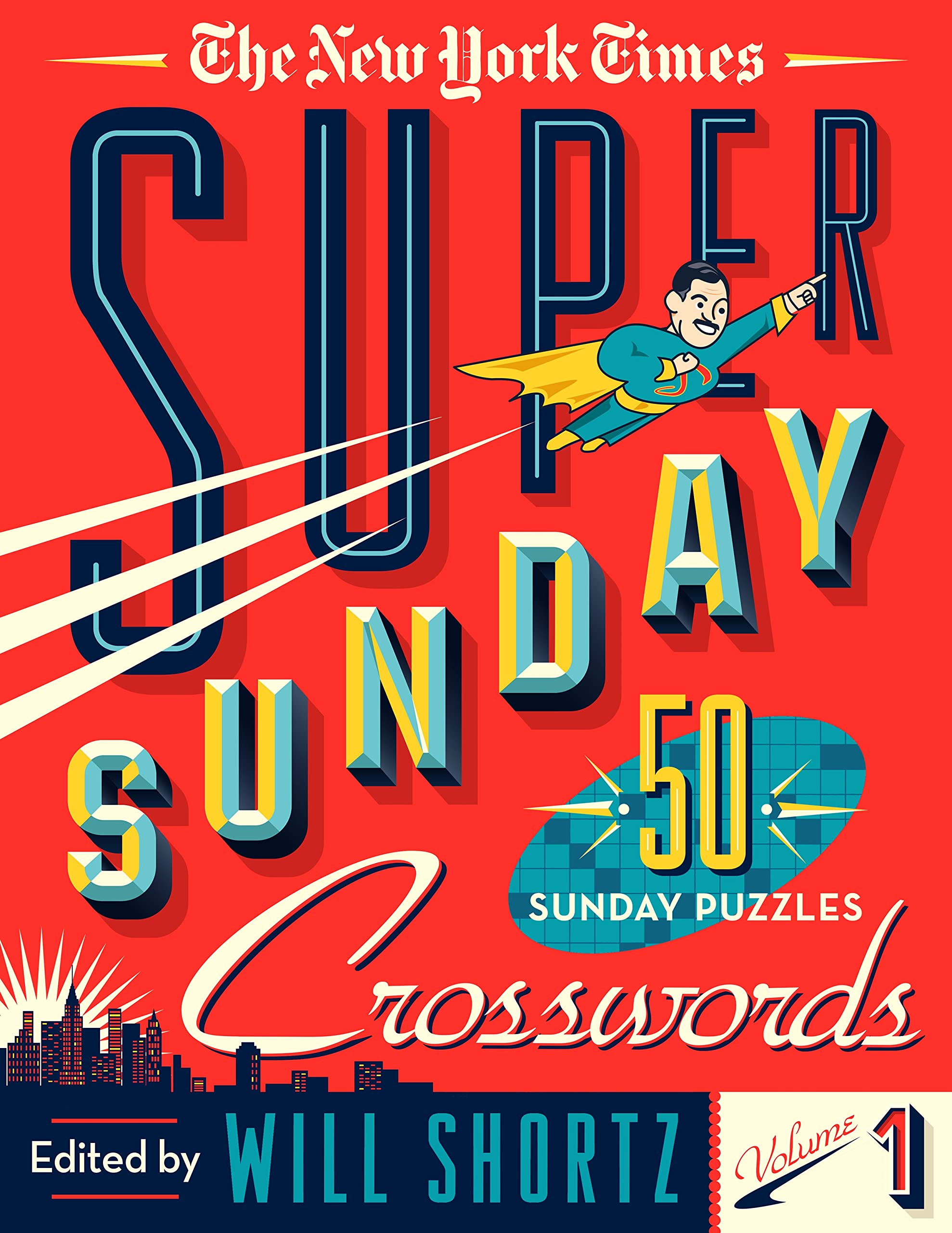 The New York Times Super Sunday Crosswords Volume 1: 50 Sunday Puzzles,Used