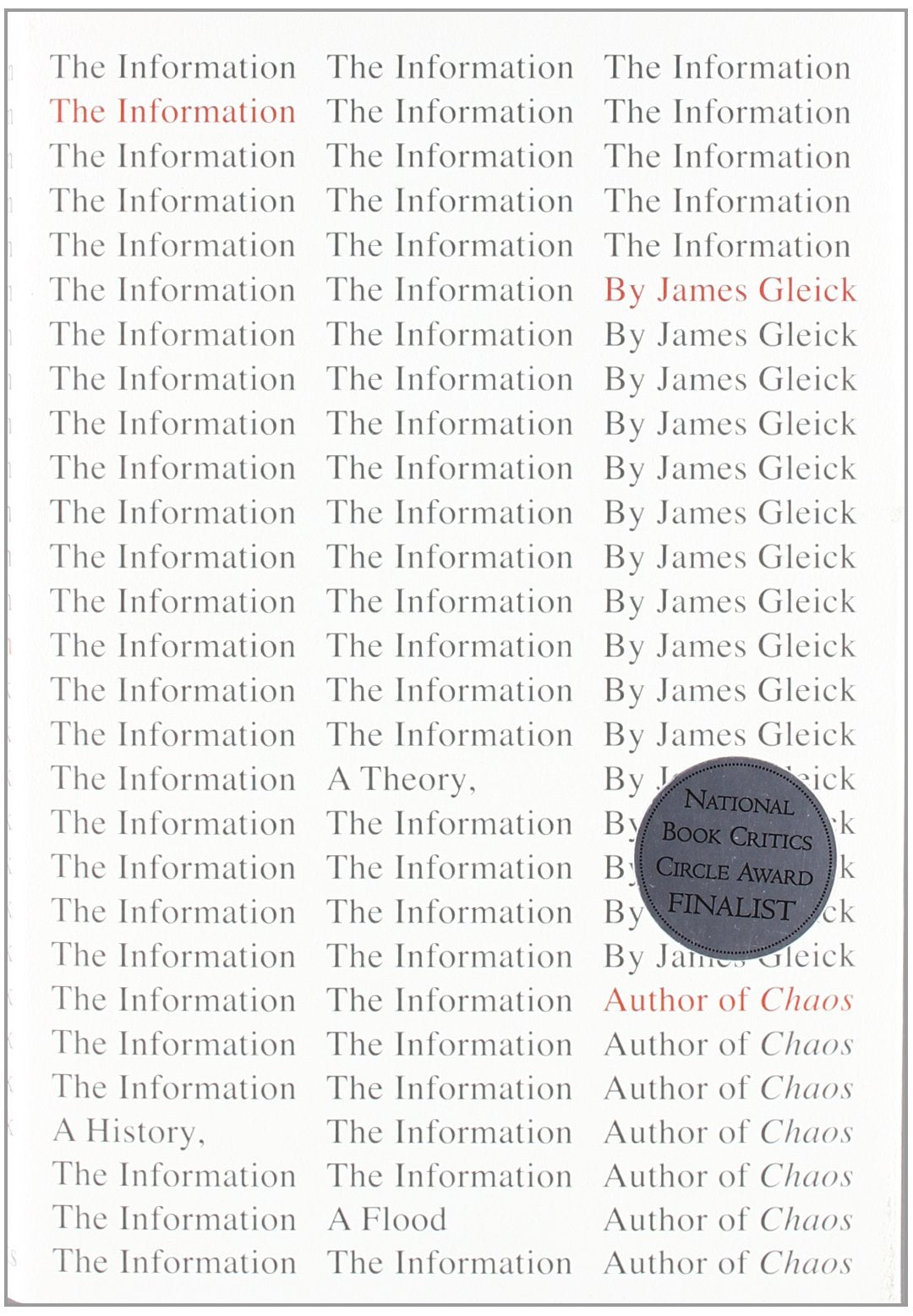 The Information: A History, A Theory, A Flood-new