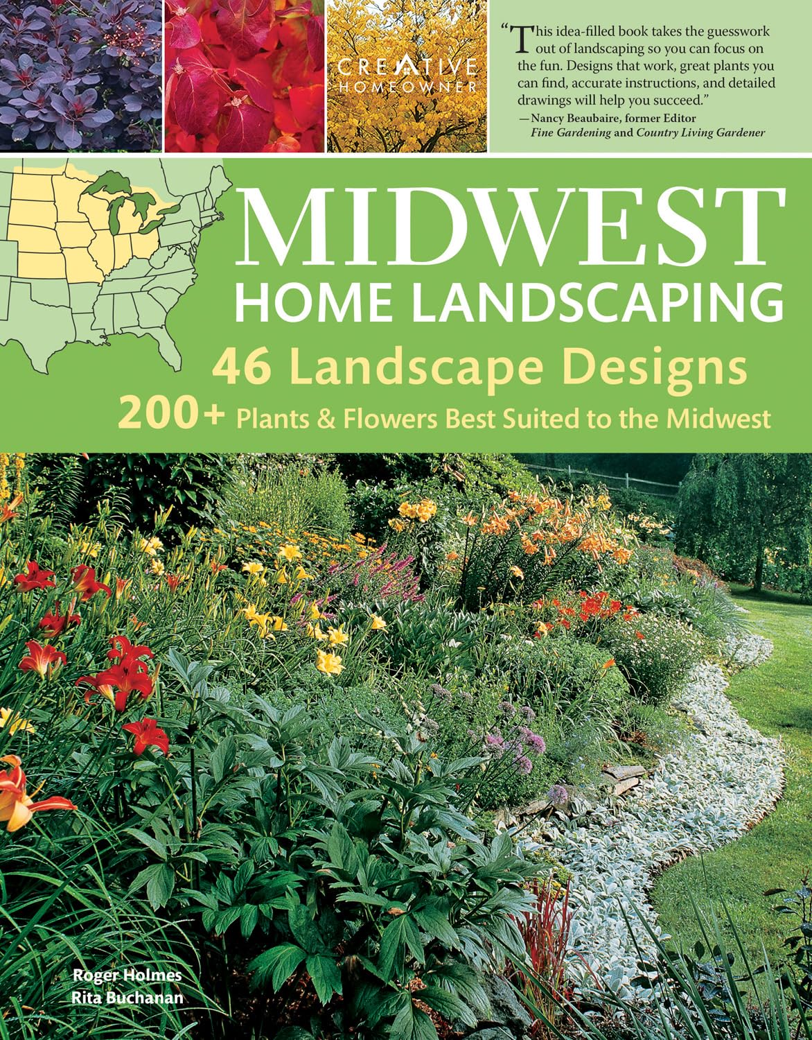 Midwest Home Landscaping, 3rd Edition: Including SouthCentral Canada (Creative Homeowner) 46 Landscape Designs and Over 200 Pla,Used