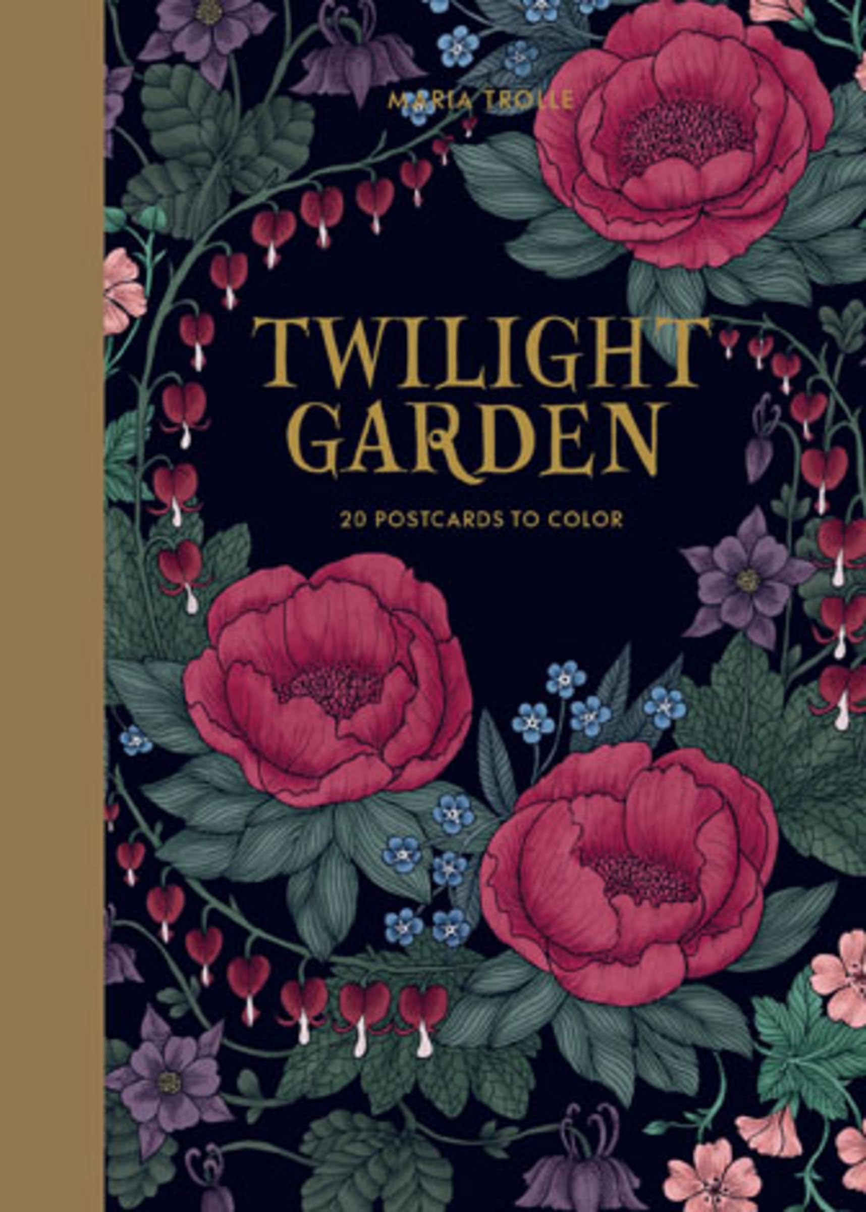 Twilight Garden 20 Postcards: Published in Sweden as 'Blomstermandala',Used
