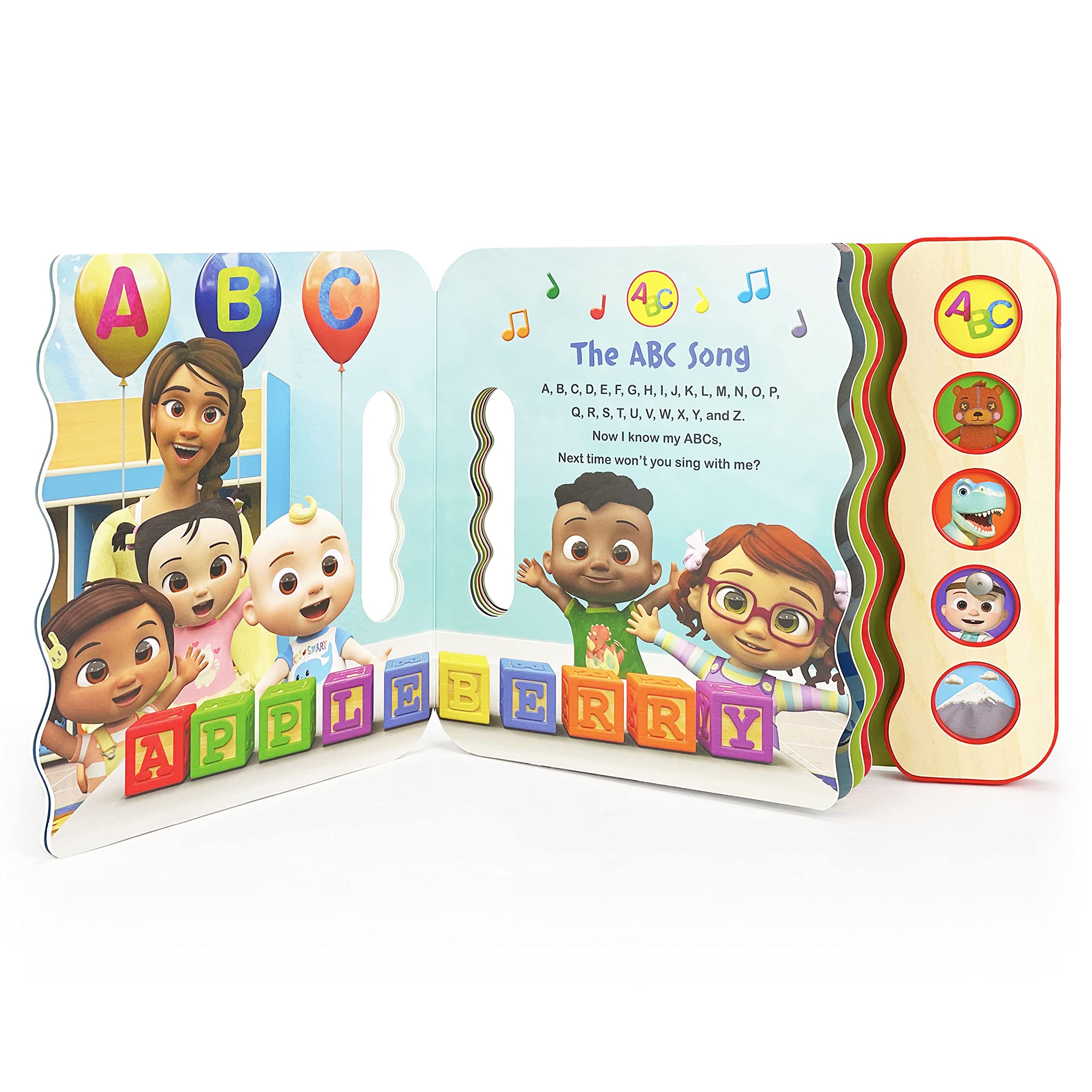 Cocomelon Let'S All Sing Together 5Button Song Book: Sing And Read Toy Book With Jj And Friends